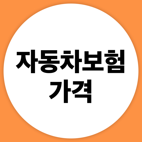 자동차보험가격